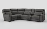 Savio 1 Corner 3 Sofa with Media Console & Silver Charging Pad | Savio Sofa Range | ScS