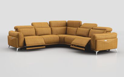 Gattolino 2 Corner 2 Power Sofa with Manual Head Tilt | Gattolino Sofa Range | ScS