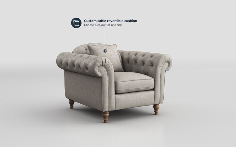 Regina Fabric Armchair | Regina Sofa Range | ScS