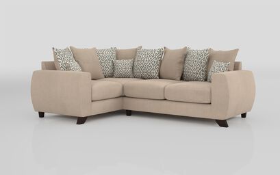 Aspen Fabric 1 Corner 2 Scatter Back Sofa | Aspen Sofa Range | ScS