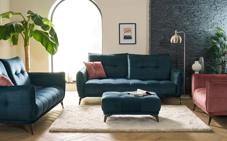 Ostellato 3 Seater Sofa with Adjustable Back Rest | Ostellato Sofa Range | ScS