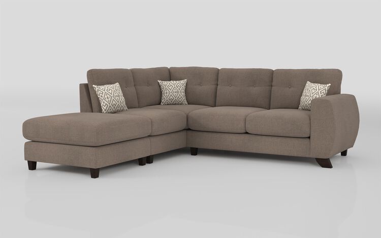 Aspen 1 Corner 2 Left Hand Facing Chaise Standard Back Sofa | Aspen Sofa Range | ScS