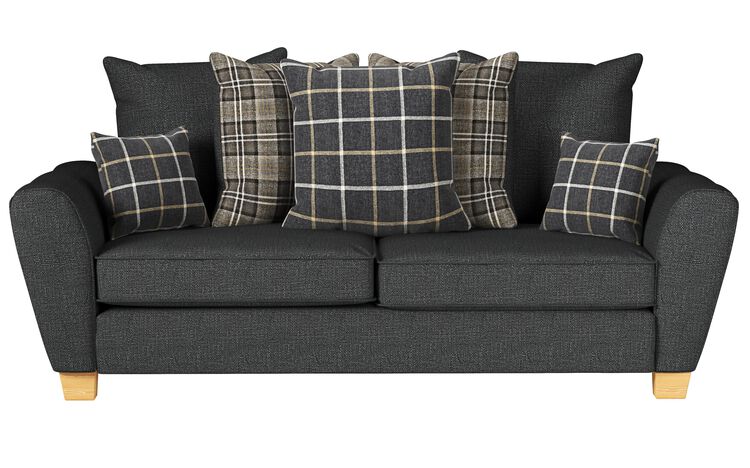 Theo Fabric 4 Seater Scatter Back Sofa | Theo Sofa Range | ScS