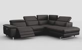 Viserba 3 Corner 2 with Left Hand Facing Power Recliner, Right Hand Facing Chaise & Manual Head Tilt