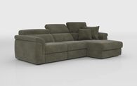 Taviano Large 3 Seater Sofa with Sliding Seats and Right Hand Facing Lounger | Taviano Sofa Range | ScS