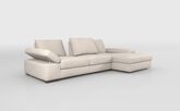 Savazza 4 Seater Sofa with Adjustable Back Rest Right Hand Facing Lounger