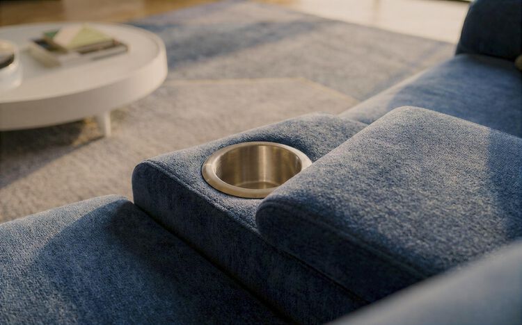 Solara 2 Corner 1 Power with Regular Storage Console | Solara Sofa Range | ScS