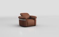 Voltana Armchair with Manual Head Tilt & Silver Trim | Voltana Sofa Range | ScS