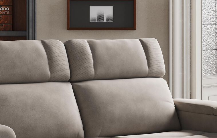 Adstock 3 Seater Power Recliner Sofa with Power Head Tilt, Lumbar, Massage, Audio, Heat & LED Lights