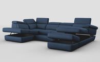 Bagnara Corner Sofa RHF Storage Lounger, LHF Chaise, Sliding Footrest, Head Tilt & Ottoman | Bagnara Sofa Range | ScS