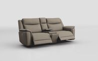 Savio 3 Seater Power Recliner Sofa with Media Console & Black Charging Pad | Savio Sofa Range | ScS