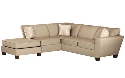 Theo Fabric 1 Corner 2 Left Hand Facing Chaise Standard Back Sofa | Theo Sofa Range | ScS