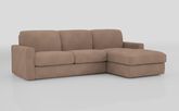 Barete Large Arm 4 Seater Sofa Bed with Right Hand Facing Large Lounger