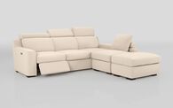 Crostolo 3 Corner 1 Left Hand Facing Power Recliner and Right Hand Facing Chaise Sofa with Ottoman | Crostolo Sofa Range | ScS