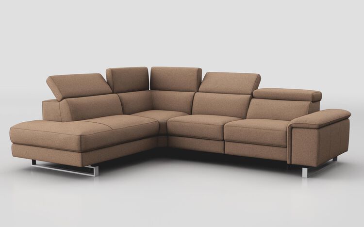 Viserba 2 Corner 3 Sofa with Left Hand Facing Chaise & Manual Head Tilt | Viserba Sofa Range | ScS