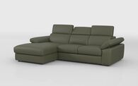 Quercioli 3 Seater Sofa with Sliding Footrest & Left Hand Facing Storage Lounger | Quercioli Sofa Range | ScS