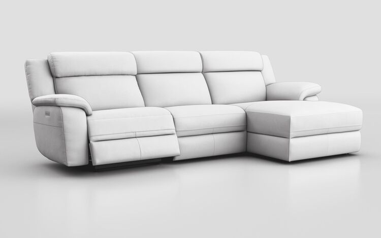 Sarsina 3 Seater Sofa Left Hand Facing Power & Right Hand Facing Lounger with Head Tilt | Sarsina Sofa Range | ScS