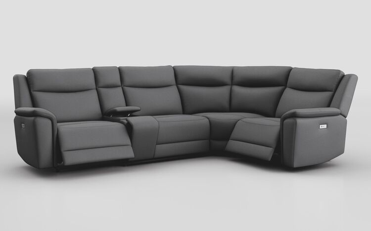 Savio 3 Corner 1 Power Recliner Sofa with Console | Savio Sofa Range | ScS