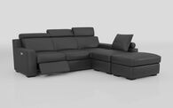Crostolo 3 Corner 1 Left Hand Facing Power Recliner and Right Hand Facing Chaise Sofa with Ottoman | Crostolo Sofa Range | ScS