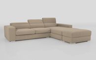 Frigento 4 Seater Sofa with Right Hand Facing Lounger and Ottoman | Frigento Sofa Range | ScS