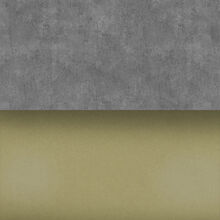 Pervinca Medium Grey/Gold Metal Feet