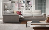 Crociale 1 Corner 3 Sofa Bed with Left Hand Facing Single Power Recliner | Crociale Sofa Range | ScS