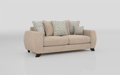 Aspen Fabric 4 Seater Scatter Back Sofa | Aspen Sofa Range | ScS