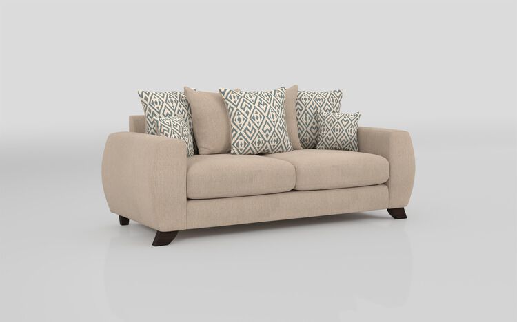 Aspen Fabric 4 Seater Scatter Back Sofa | Aspen Sofa Range | ScS