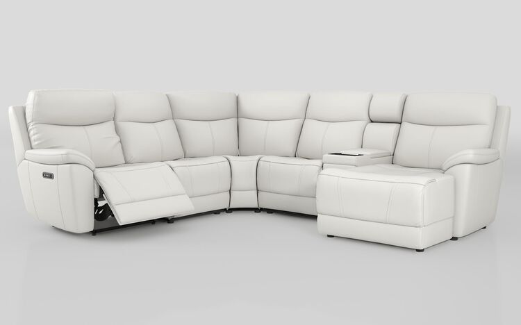 Eldwick 3 Corner 3 Left Hand Facing Power Right Hand Facing Console & Chaise Sofa with Head Tilt & L | Eldwick Sofa Range | ScS