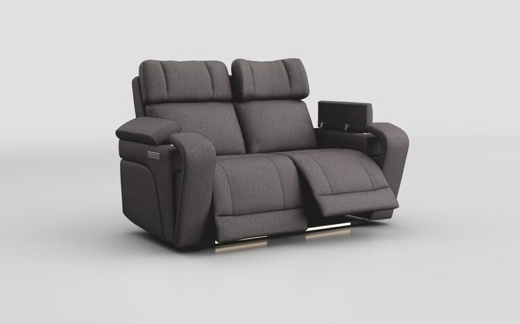 Adstock 2 Seater Power Recliner Sofa with Power Head Tilt, Lumbar, Massage, Audio, Heat & LED Lights | Adstock Sofa Range | ScS