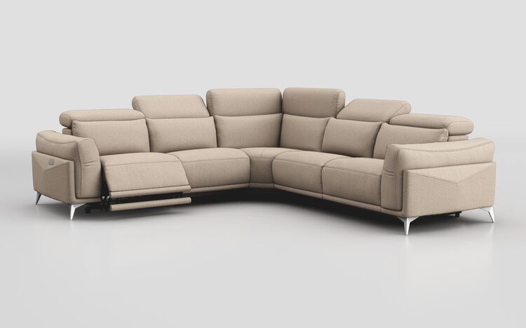 Gattolino 2 Corner 1 Power Sofa with Manual Head Tilt | Gattolino Sofa Range | ScS