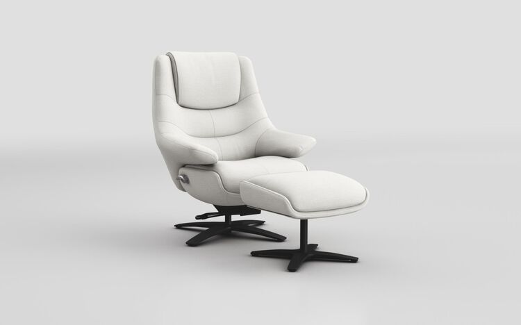 Mirandola Swivel Manual Recliner Chair & Swivel Footstool | Mirandola Sofa Range | ScS
