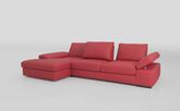 Savazza 4 Seater Sofa with Adjustable Back Rest Left Hand Facing Lounger