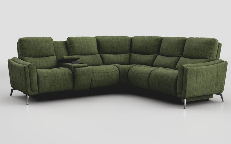 Valbiano 2 Corner 2 Power Recliner Sofa with Left Hand Facing Console | Valbiano Sofa Range | ScS