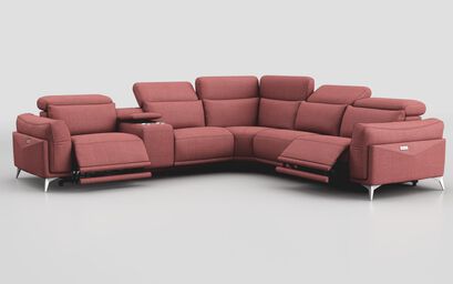 Gattolino 2 Corner 2 Power Recliner Sofa with Manual Headrests & Console | Gattolino Sofa Range | ScS