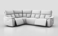 Pianello 1 Corner 3 Power Recliner Sofa with Power Head Tilt | Pianello Sofa Range | ScS