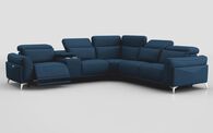 Gattolino 2 Corner 1 Power Recliner Sofa with Manual Head Tilt & Console | Gattolino Sofa Range | ScS