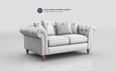 Regina Leather 2 Seater Sofa