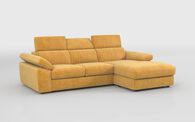 Quercioli 3 Seater Sofa with Sliding Footrest & Right Hand Facing Storage Lounger | Quercioli Sofa Range | ScS