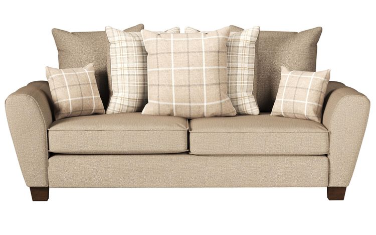 Theo Fabric 4 Seater Scatter Back Sofa | Theo Sofa Range | ScS