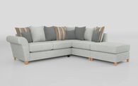 Aurora Fabric 2 Corner 1 Right Hand Facing Chaise Scatter Back Sofa | Aurora Sofa Range | ScS