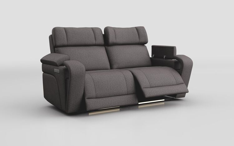 Adstock 3 Seater Power Recliner Sofa with Power Head Tilt, Lumbar, Massage, Audio, Heat & LED Lights | Adstock Sofa Range | ScS