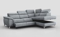 Neviano 2 Corner 1 Sofa Right Hand Facing Storage Chaise with Sliding Footrest & Manual Head Tilt | Neviano Sofa Range | ScS