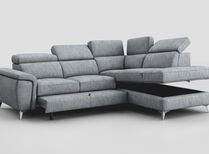 Neviano 2 Corner 1 Sofa Right Hand Facing Storage Chaise with Sliding Footrest & Manual Head Tilt | Neviano Sofa Range | ScS