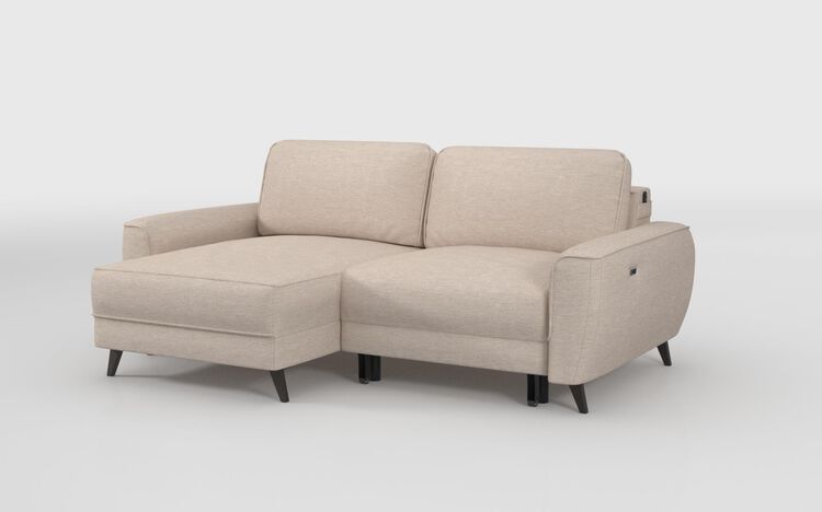 Nora 3 Seater Left Hand Facing Chaise with Sliding Footrest | Nora Sofa Range | ScS