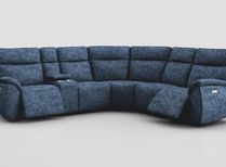 Solara 2 Corner 2 Power with Regular Storage Console | Solara Sofa Range | ScS