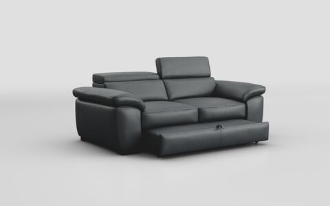 1 Blue Norbello 3 Seater Sliding Sofa