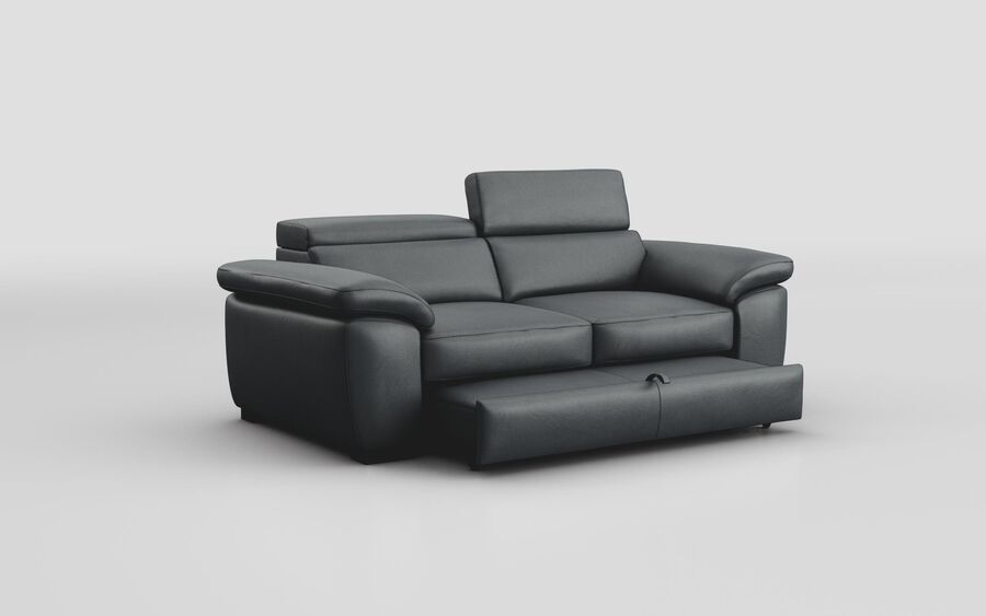 1 Blue Norbello 3 Seater Sliding Sofa
