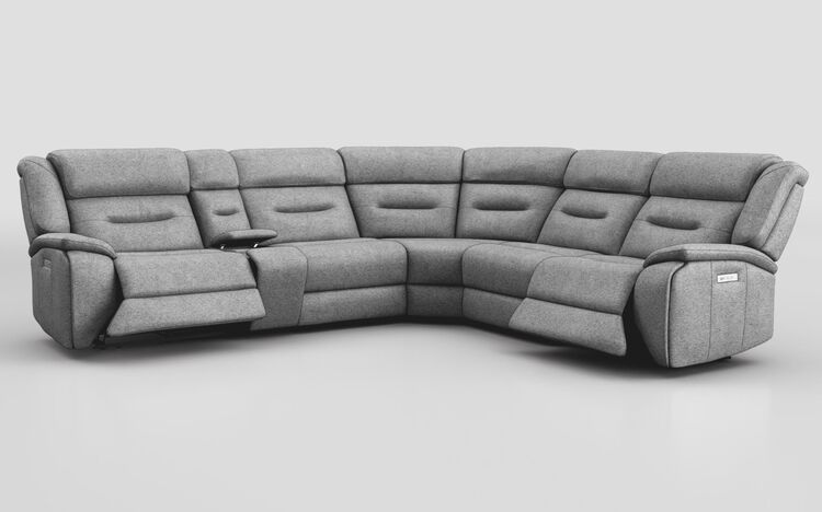 Massari 3 Corner 3 Power Recliner Sofa with Console & Power Head Tilt | Massari Sofa Range | ScS