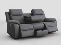 Sapi 3 Seater Power Recliner Sofa with Table & Storage Drawer | Sapi Sofa Range | ScS